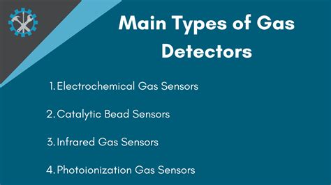 types of gas detection sensors